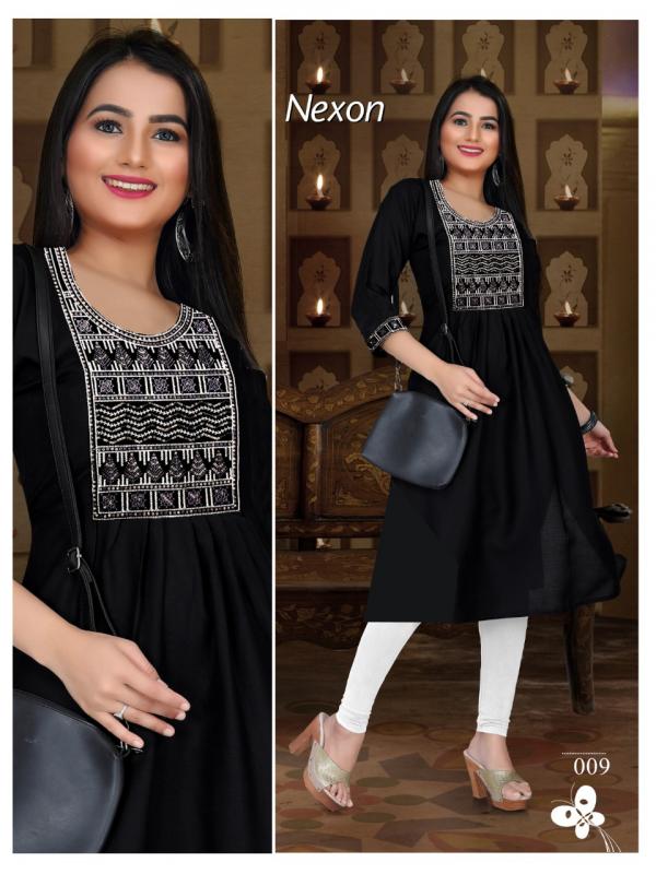 Trendy Nexon Vol 2 Rayon Designer Kurti Collection